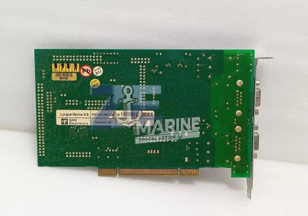 Sam Electronics Lyngso Marine SNB502 PCB CARD P/N 810.000.200 - Second Hand Sam Electronics Lyngso Marine SNB502 PCB CARD PN 810.000.200 - Marine Spare Parts Supplier