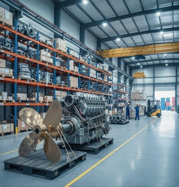 Marine engine and spare parts supplier from Alang India